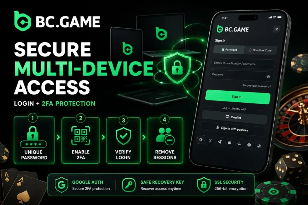 BC Game Maintaining Connectivity Across Multiple Devices Securely